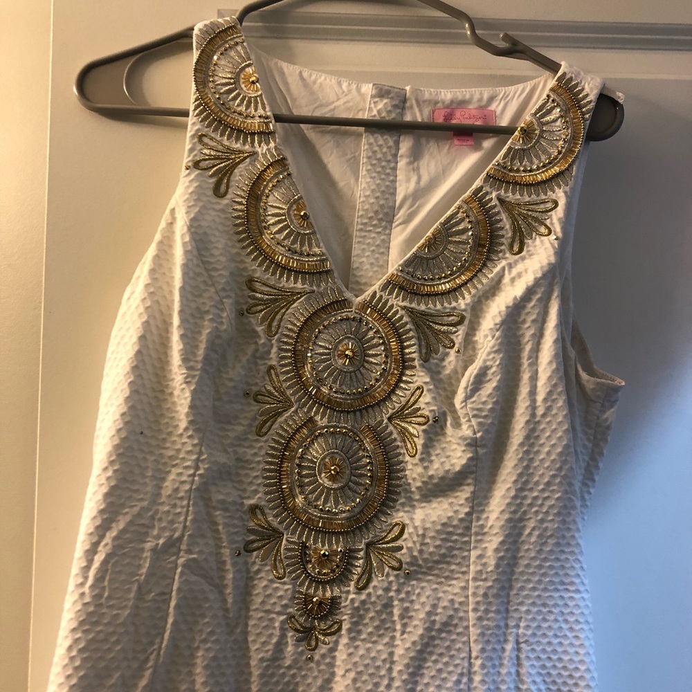 Lilly Pulitzer gabby white shift